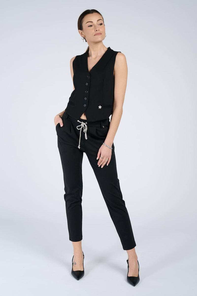 Shine trousers woman Barone firenze - 2