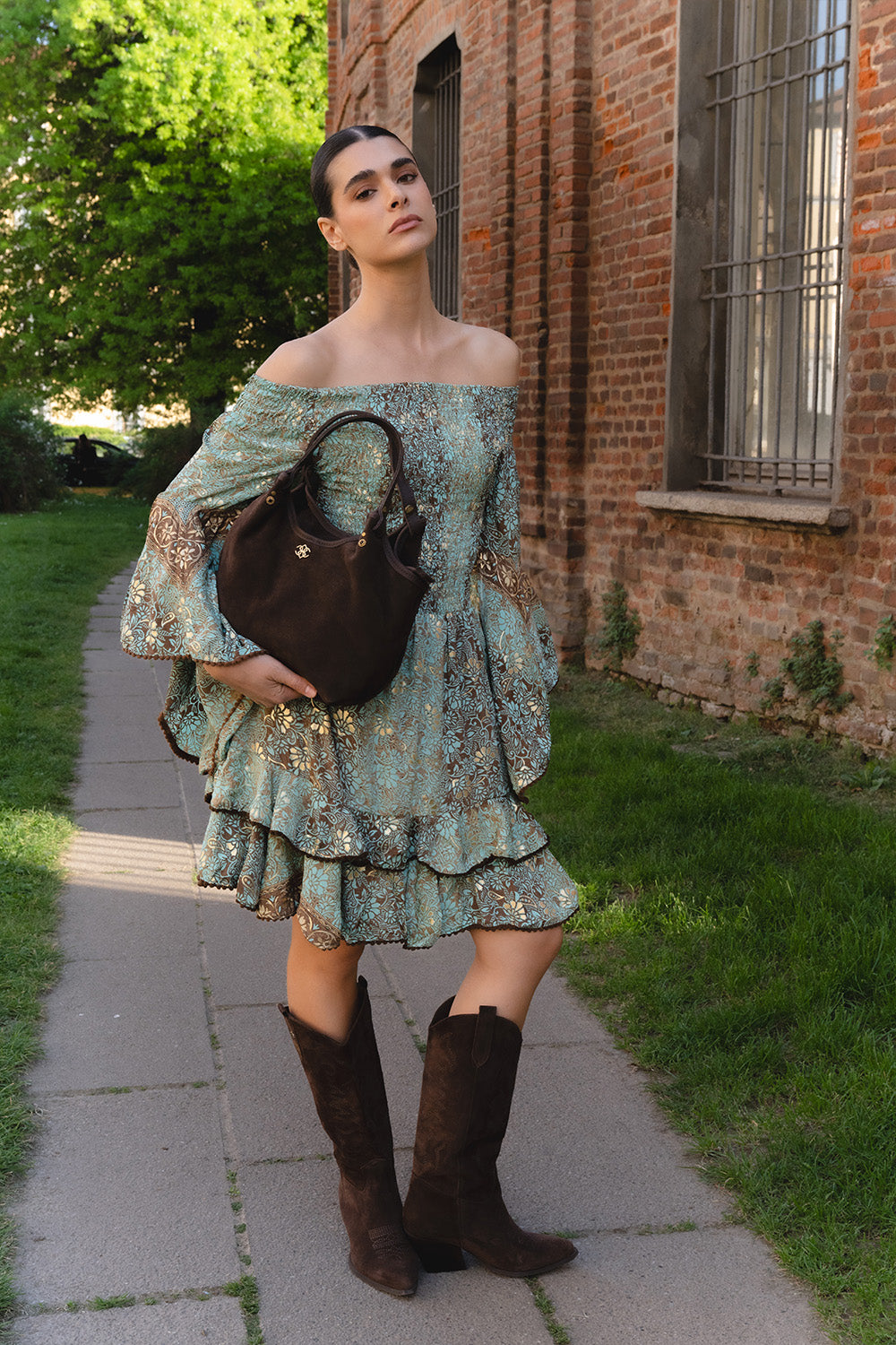 Pienza in Dark Brown woman Barone firenze - 9