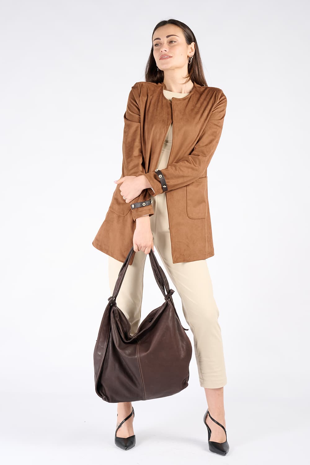 Pistoia Dark Brown woman Barone firenze - 4