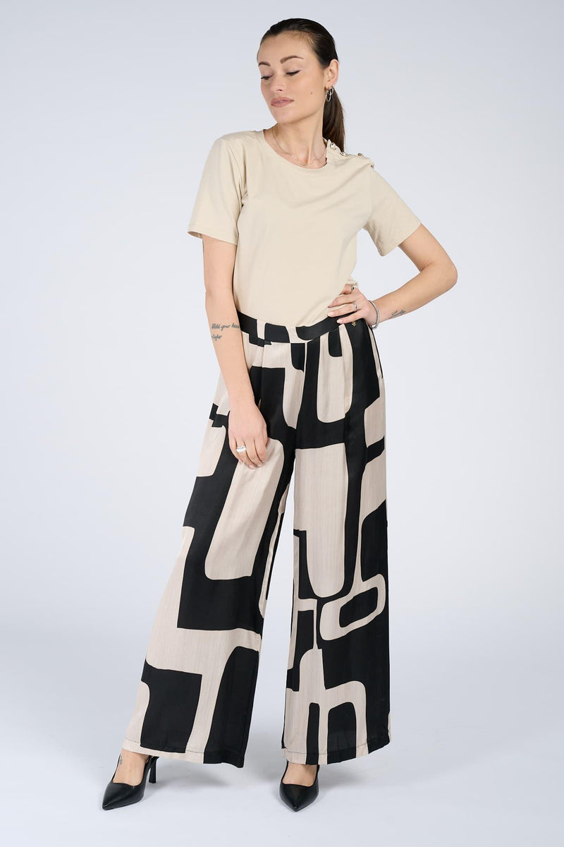 Palazzo trousers woman Barone firenze - 1