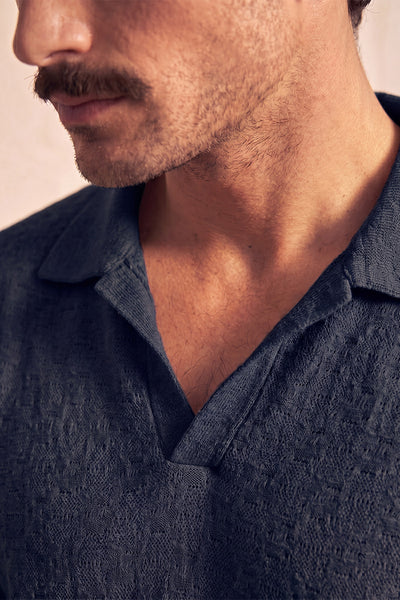 Men's Blue Polo Shirt
