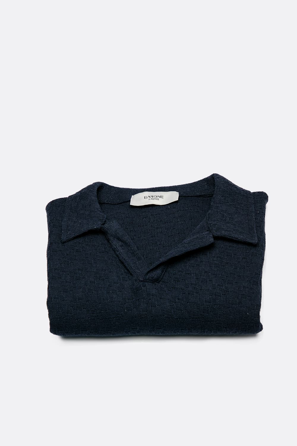 Men's Blue Polo Shirt man Barone firenze - 2