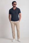 Men's Blue Polo Shirt man Barone firenze - 3