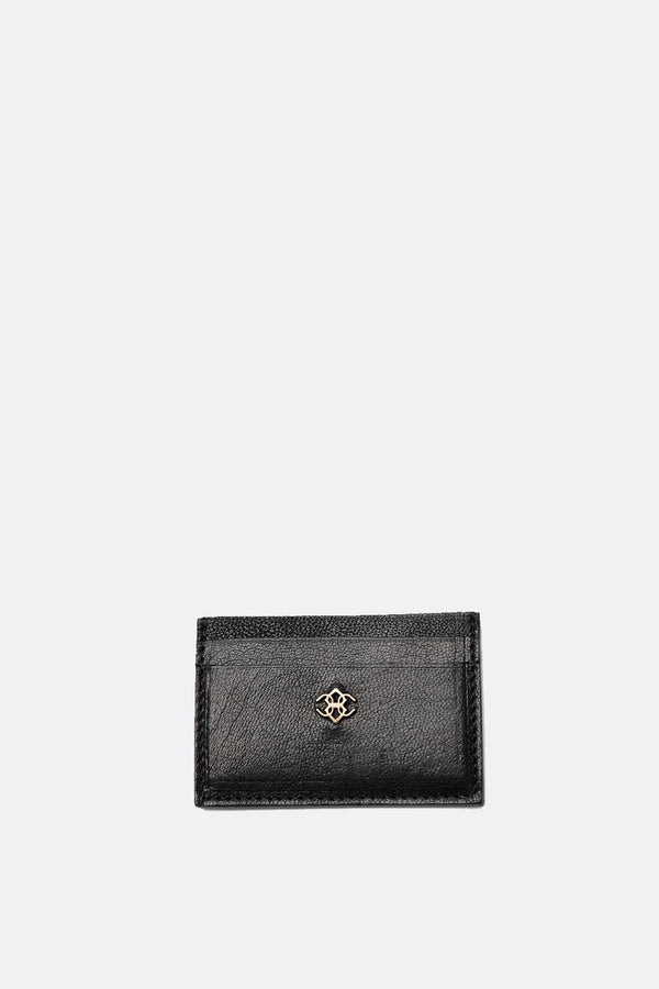 Simply Black Card Case unisex Barone firenze