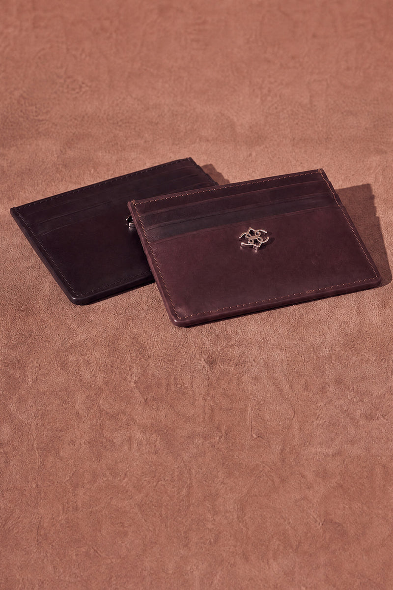 Pocket Card Holder Black unisex Barone firenze - 4