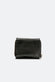 Intreccio Button and Smooth Black Wallet unisex Barone firenze - 3