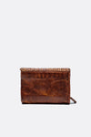 Medium Intreccio Wallet Tan unisex Barone firenze - 4
