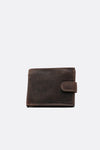 Oiled Wallet with Button  man Barone firenze - 1