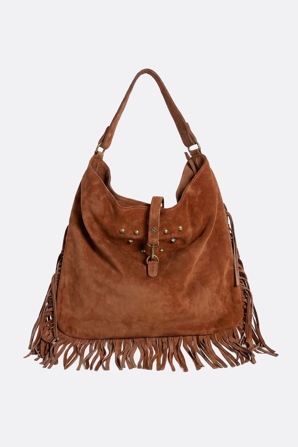 Prato Suede in Leather Tan woman Barone firenze - 1