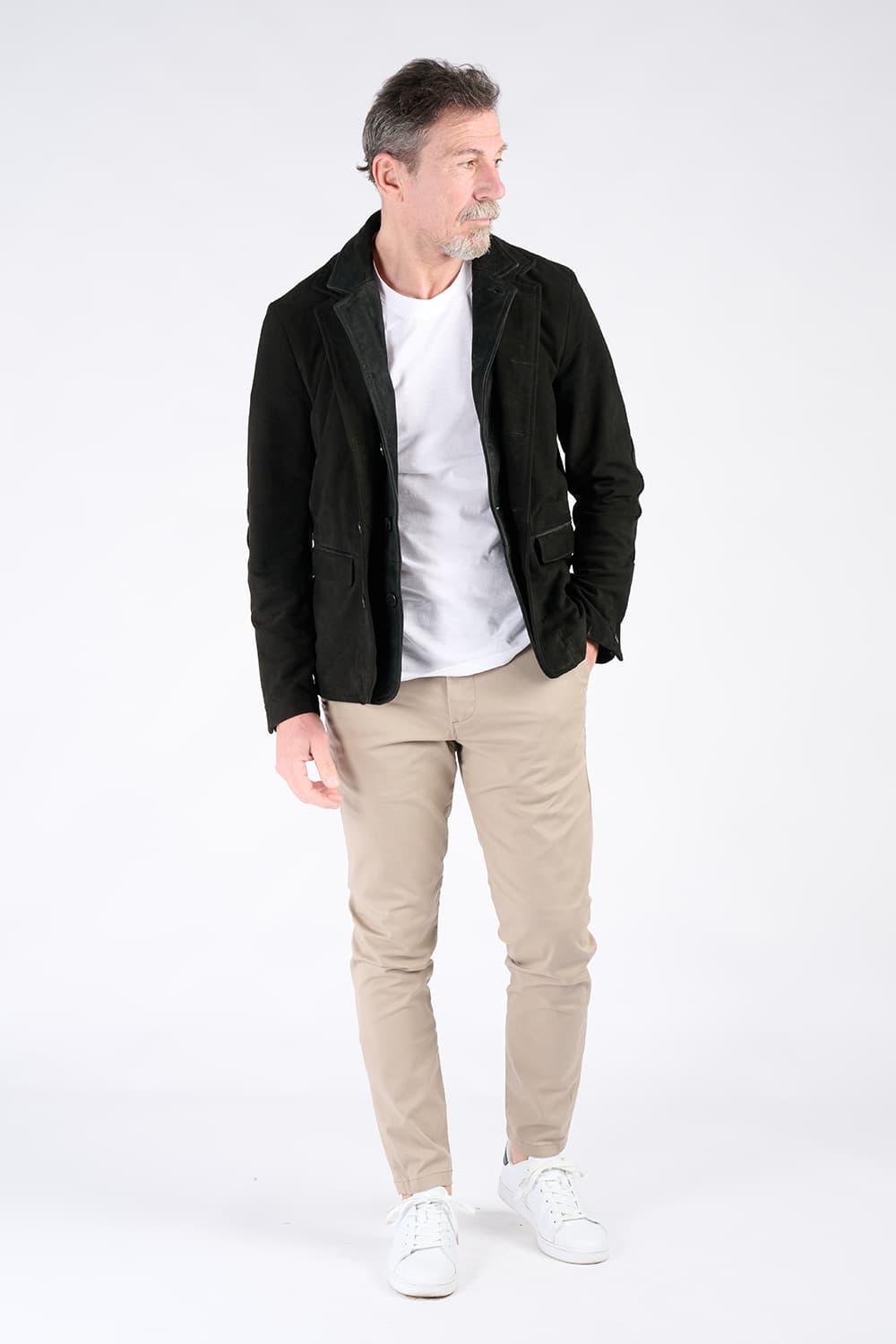 Renga Nubuck Black man Barone firenze - 8