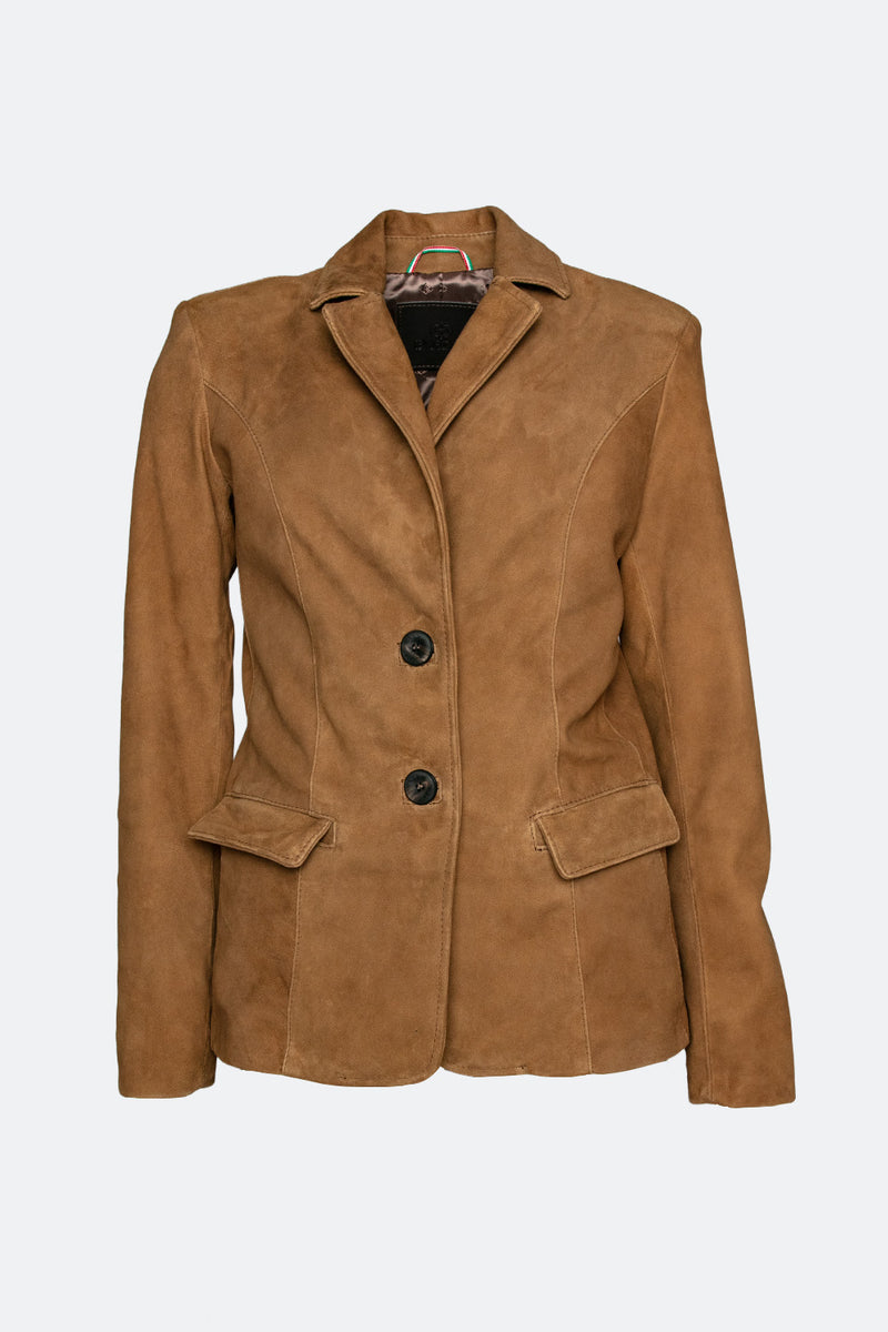 Rose Suede Blazer woman Barone firenze - 2
