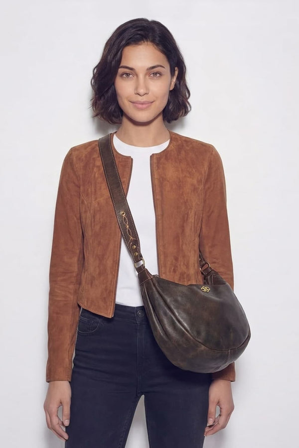 Bea Pouch Beige donna Barone firenze