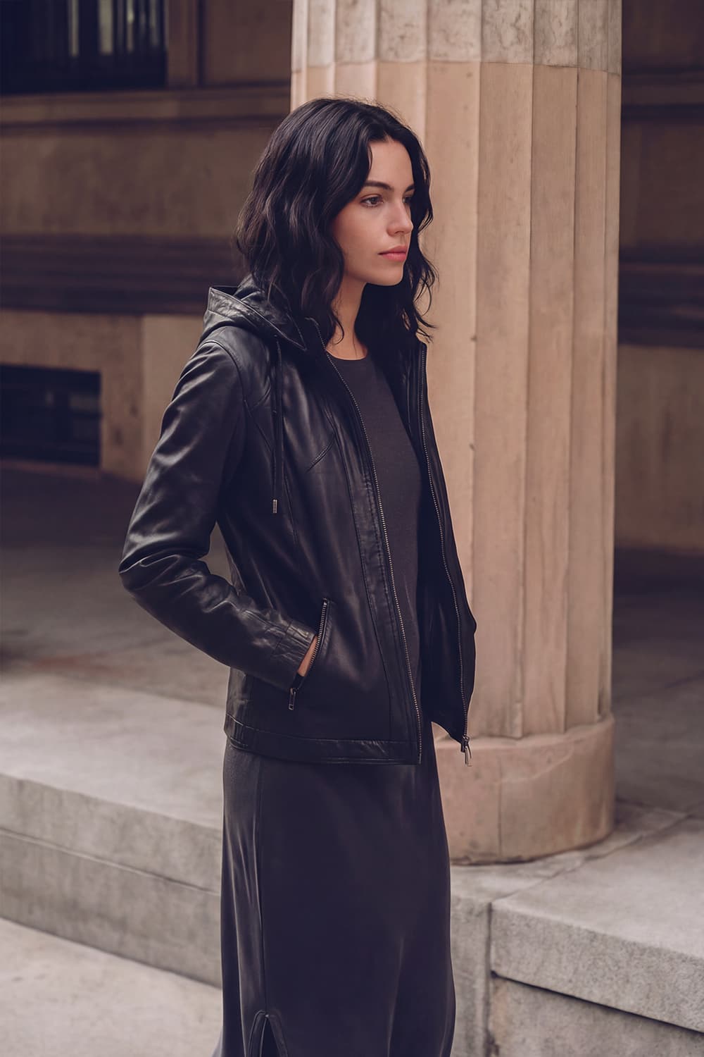 Sofia with Hood woman Barone firenze - 5