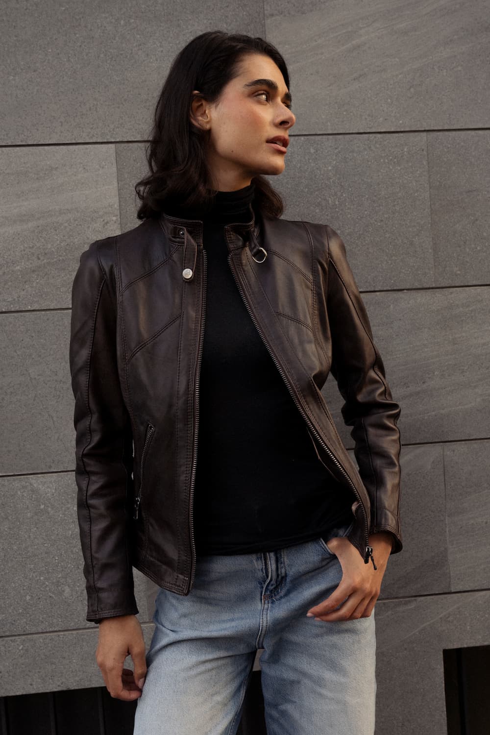 Sofia Dark Brown woman Barone firenze - 1