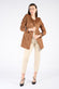 Alcantara Duster Coat in Tan woman Barone firenze - 2