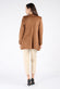 Alcantara Duster Coat in Tan woman Barone firenze - 4
