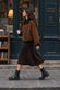 Viktoria Shearling Style Cuoio/Cioccolato woman Barone firenze - 6