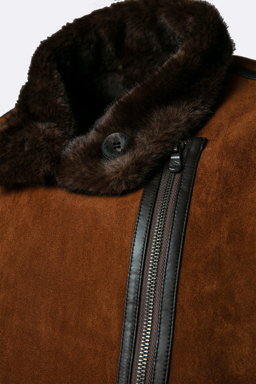 Viktoria Shearling Style Cuoio/Cioccolato woman Barone firenze - 9