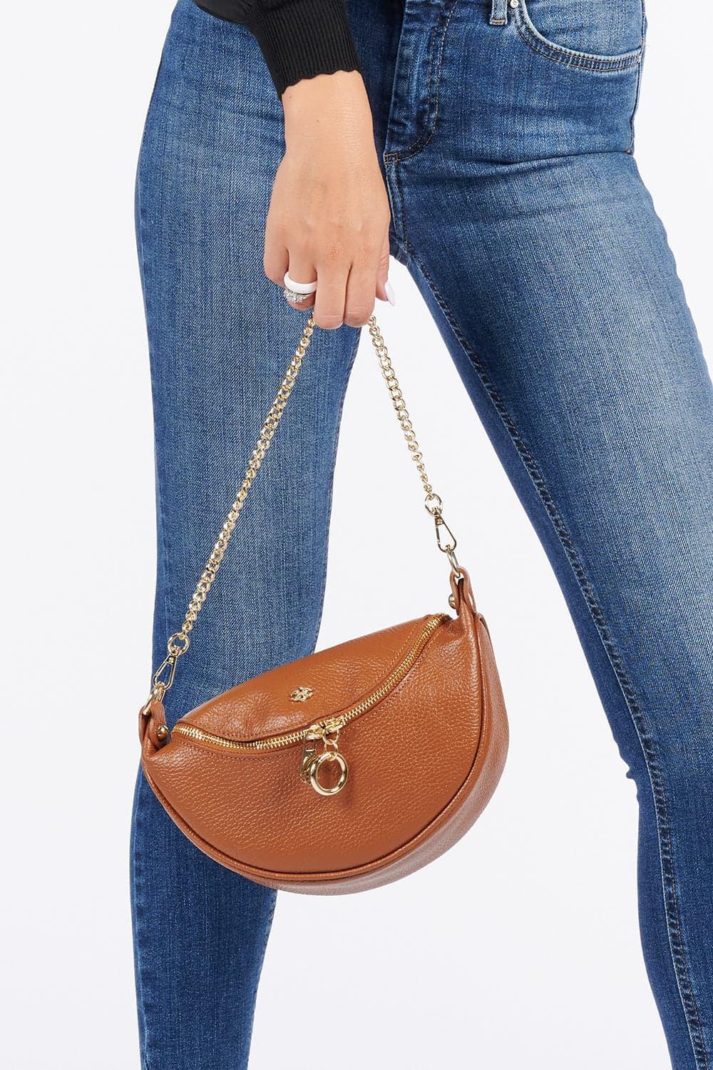 Bea Pouch Cuoio woman Barone firenze - 2