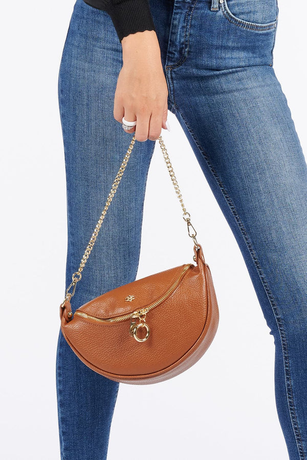 Bea Pouch Cuoio donna Barone firenze