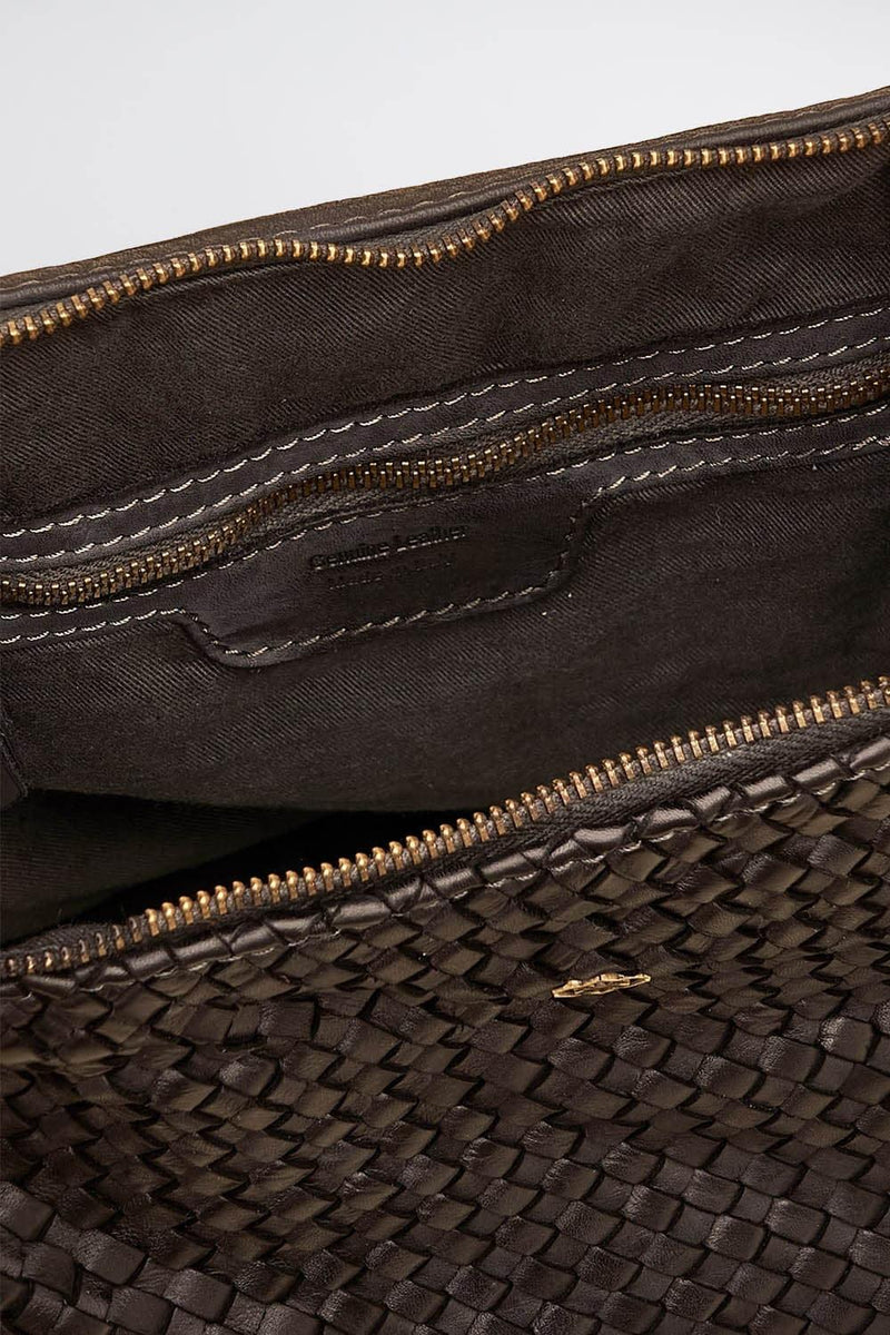 Bologna Intreccio Dark Brown woman Barone firenze - 2