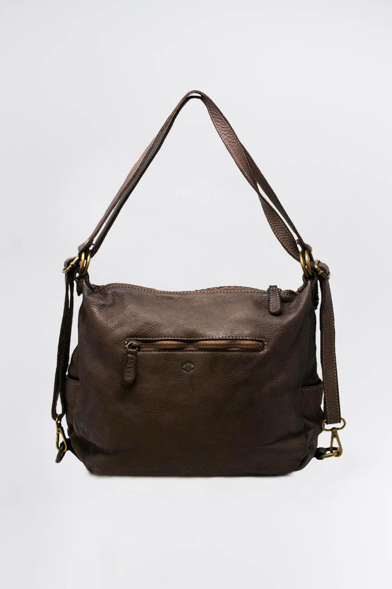 Bologna Intreccio Dark Brown woman Barone firenze - 3
