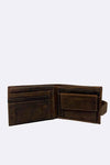 Oiled Wallet with Button  man Barone firenze - 5