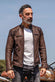 Elton Gold Bike Dark Brown man Barone firenze - 1