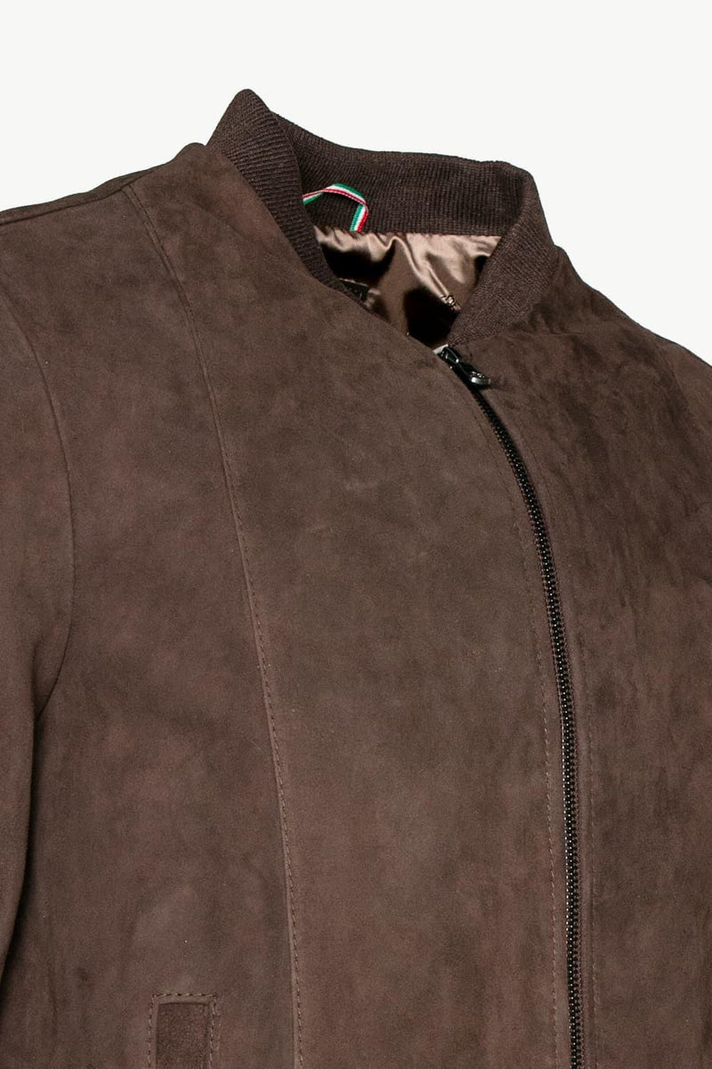 Enrico Dark Brown Suede man Barone firenze - 9