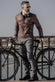 Michele Leather Jacket with Stitching man Barone firenze - 5