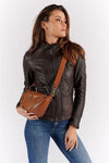 Bea Pouch Cuoio woman Barone firenze - 4