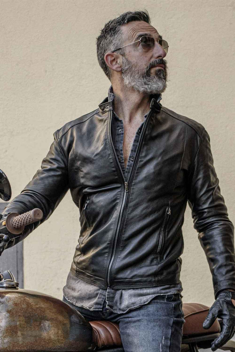 Massi Black Jacket man Barone firenze - 2