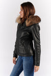 Sofia with Fur Hood woman Barone firenze - 3