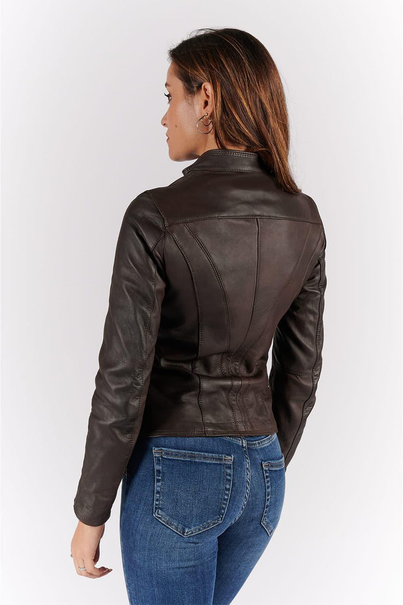 Sofia Dark Brown woman Barone firenze - 10