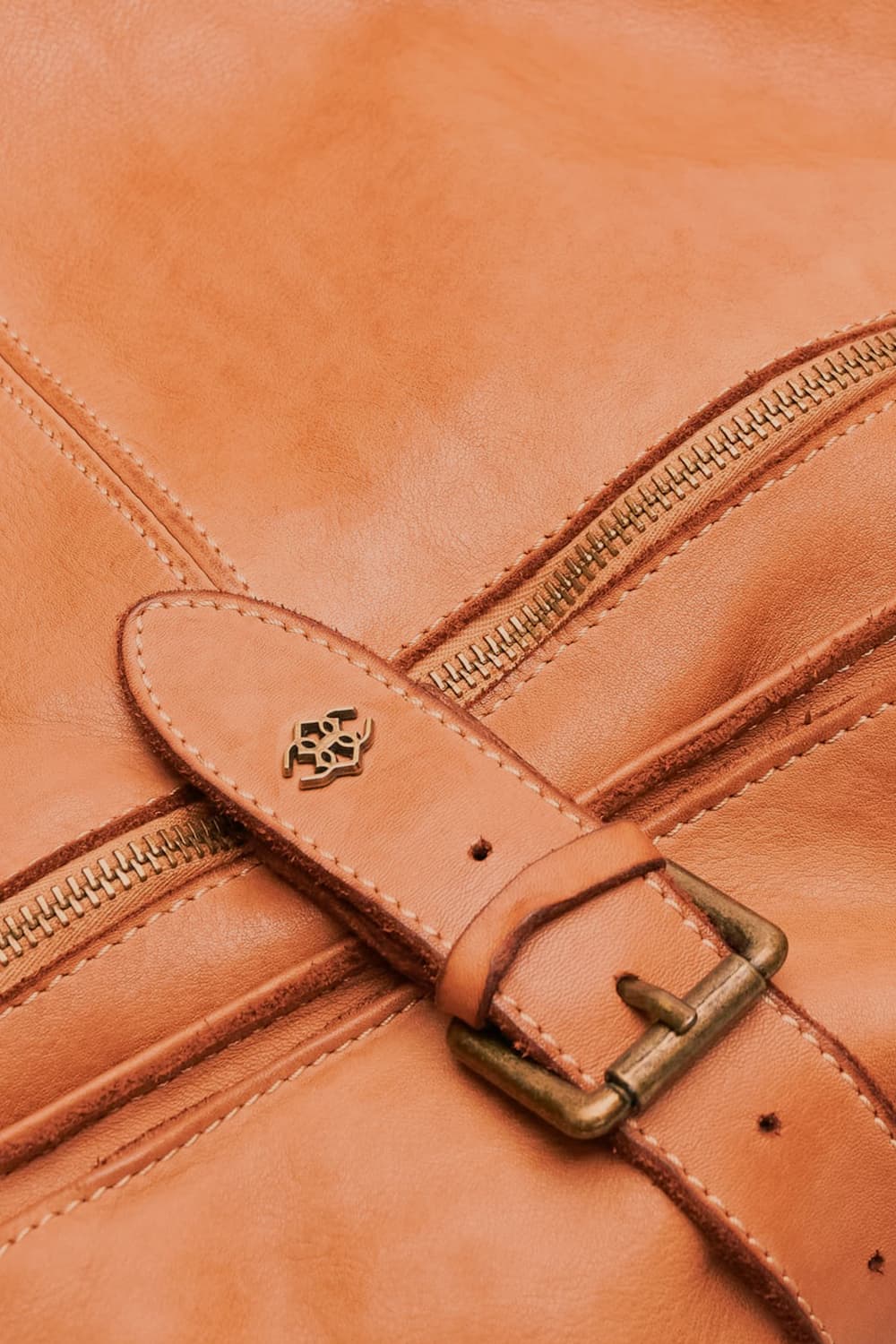 Grosseto Tan Backpack unisex Barone firenze - 5