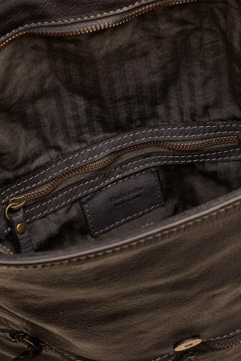 Grosseto Dark Brown Backpack unisex Barone firenze - 11